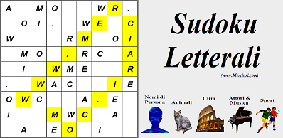 Sudoku Letterali