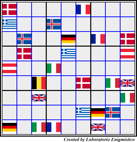 Sudoku Bandiere